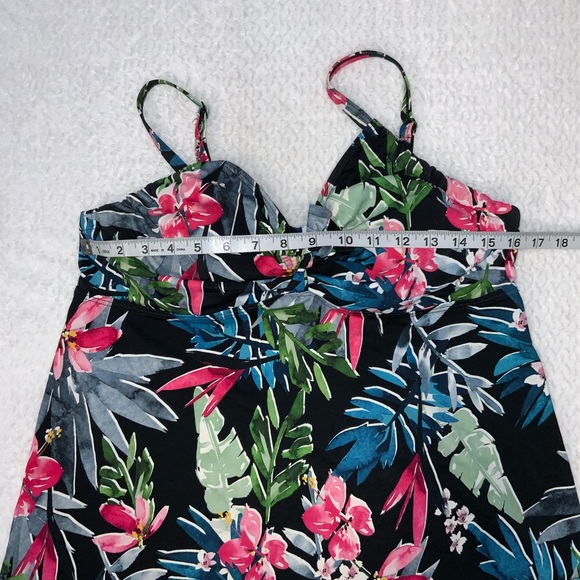 Swimsuits For All Women's Plus Size Adjustable Relaxed Fit Tie Front - Picture 10 of 11